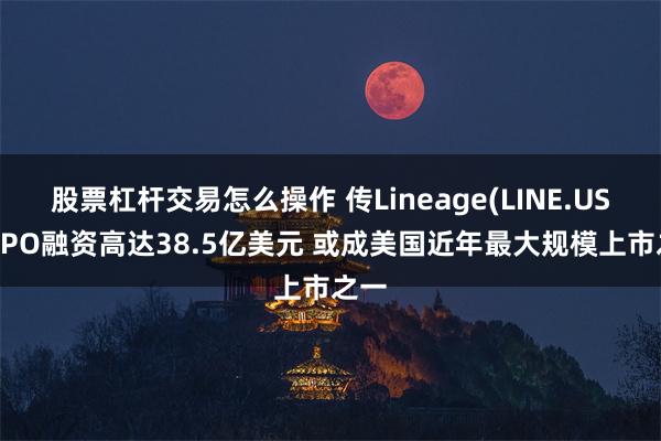 股票杠杆交易怎么操作 传Lineage(LINE.US)拟IPO融资高达38.5亿美元 或成美国近年最大规模上市之一