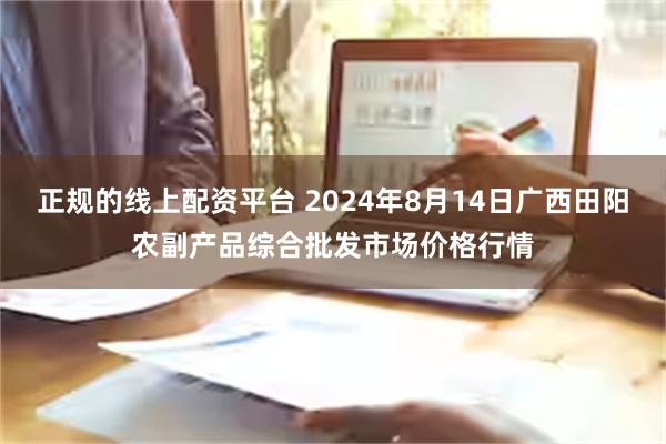 正规的线上配资平台 2024年8月14日广西田阳农副产品综合批发市场价格行情