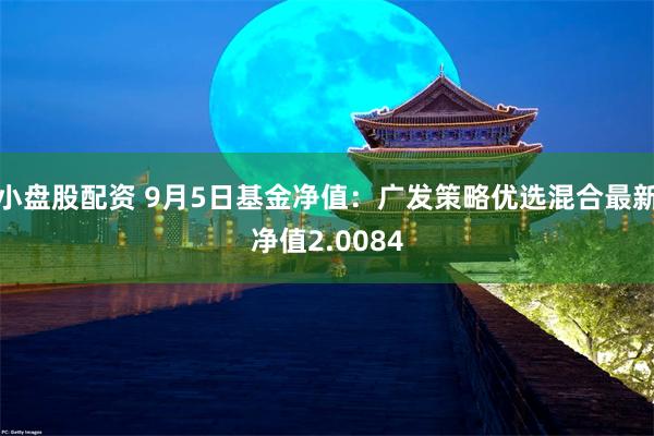 小盘股配资 9月5日基金净值：广发策略优选混合最新净值2.0084