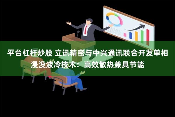 平台杠杆炒股 立讯精密与中兴通讯联合开发单相浸没液冷技术：高效散热兼具节能