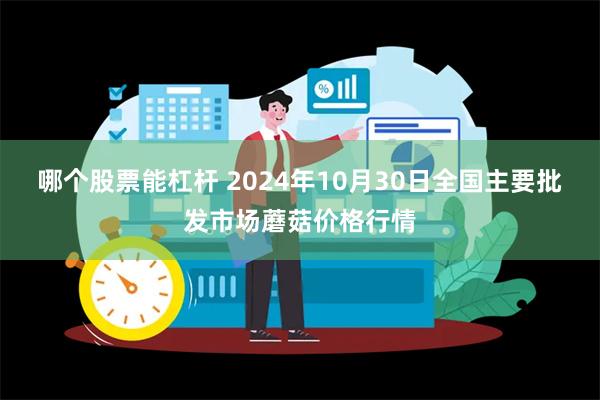 哪个股票能杠杆 2024年10月30日全国主要批发市场蘑菇价格行情